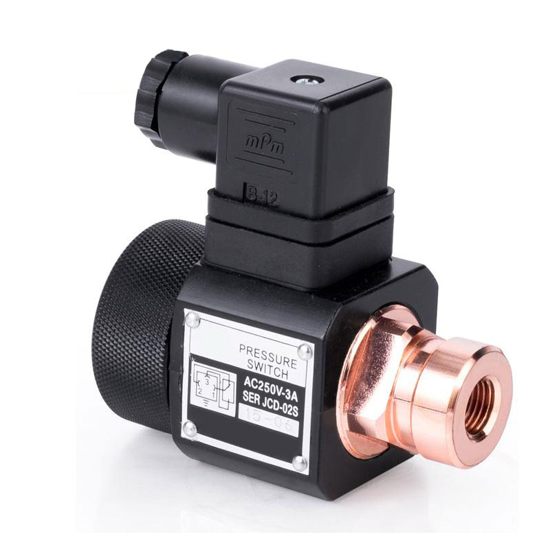 Painerele JCD-02S hydraulireleen painekytkin Hydraulikytkimen öljynpainekytkin